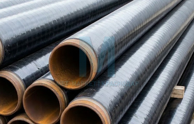 Труба водогазопроводная в изоляции